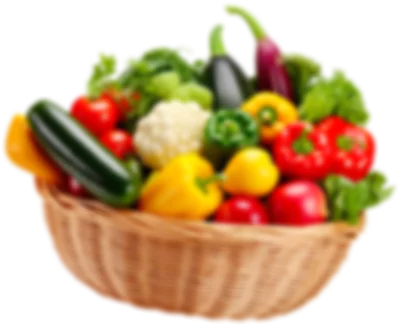 Fresh Vegetables in a Basket